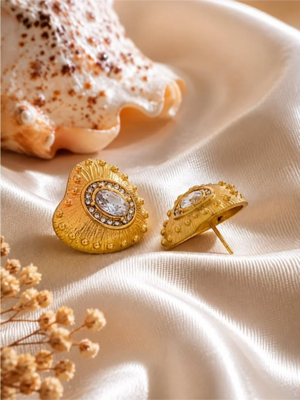 Anthropologie gold tone